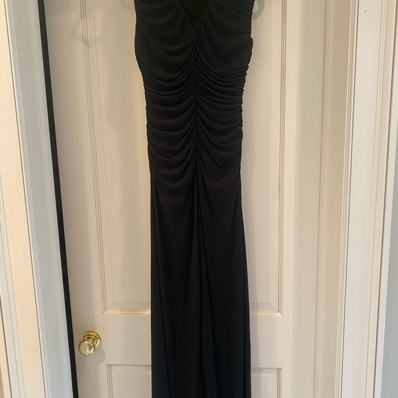 Calvin Klein Ruched Gown Size 2 - Picture 2 of 8